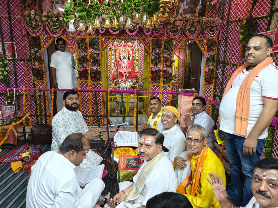 श्री प्रेमनिधि मंदिर में अधिकमास के दसवें दिन धूमधाम से मनाई गई रामनवमी