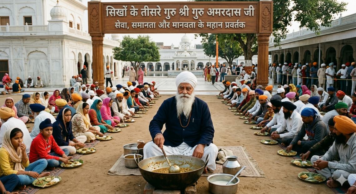 सिखों के तीसरे गुरु श्री गुरु अमरदास जी: सेवा, समानता और मानवता के महान प्रवर्तक