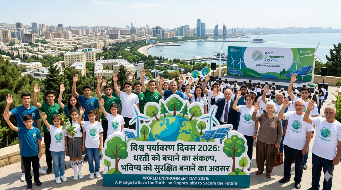 विश्व पर्यावरण दिवस 2026: धरती को बचाने का संकल्प, भविष्य को सुरक्षित बनाने का अवसर