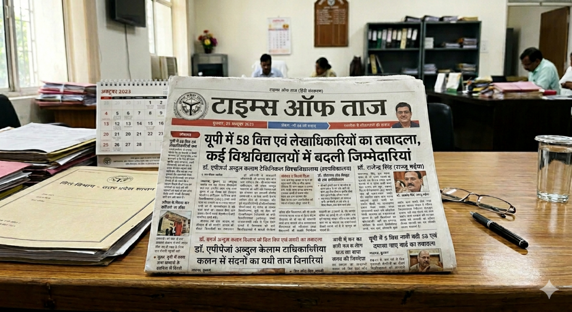 “यूपी में 58 वित्त एवं लेखाधिकारियों का तबादला, कई विश्वविद्यालयों में बदली जिम्मेदारियां”