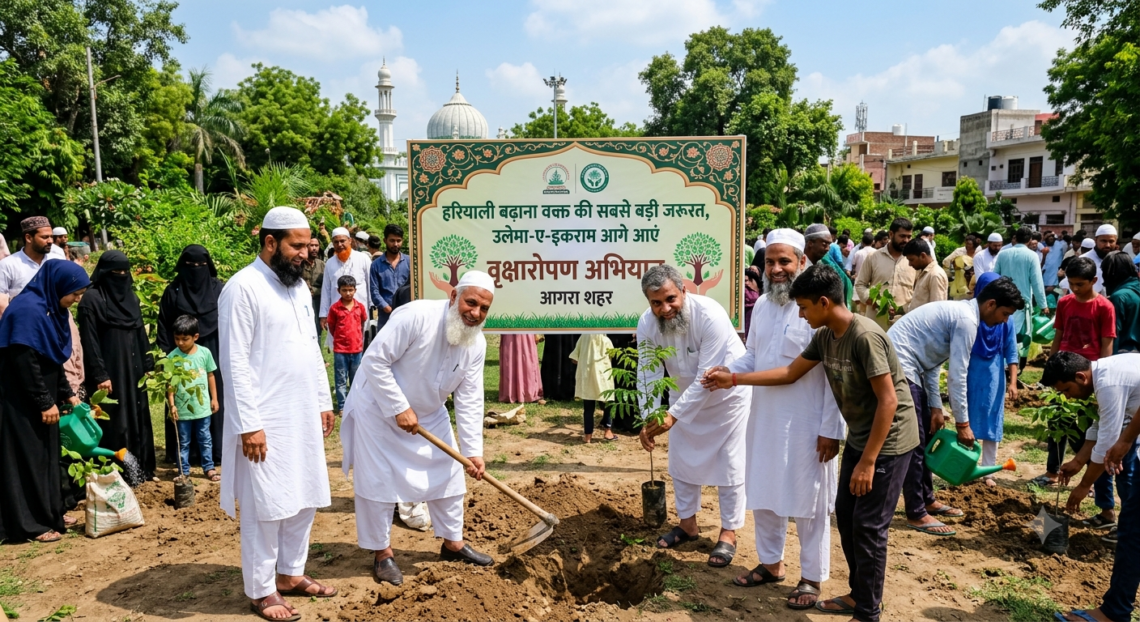 हरियाली बढ़ाना वक्त की सबसे बड़ी ज़रूरत , उलेमा-ए-इकराम आगे आएं
