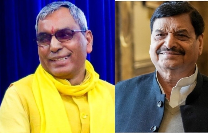 ओपी राजभर ने शिवपाल यादव को दी खुली चुनौती,कहा-दम है तो जहूराबाद से चुनाव लड़ लें