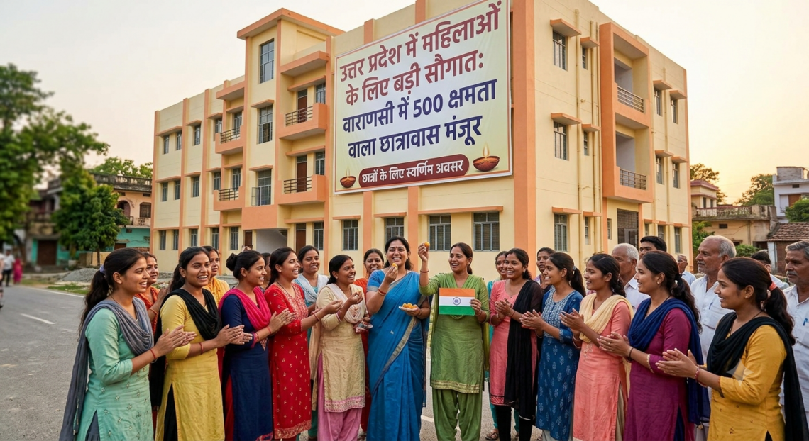 उत्तर प्रदेश में महिलाओं के लिए बड़ी सौगात, वाराणसी में 500 क्षमता वाला छात्रावास मंजूर