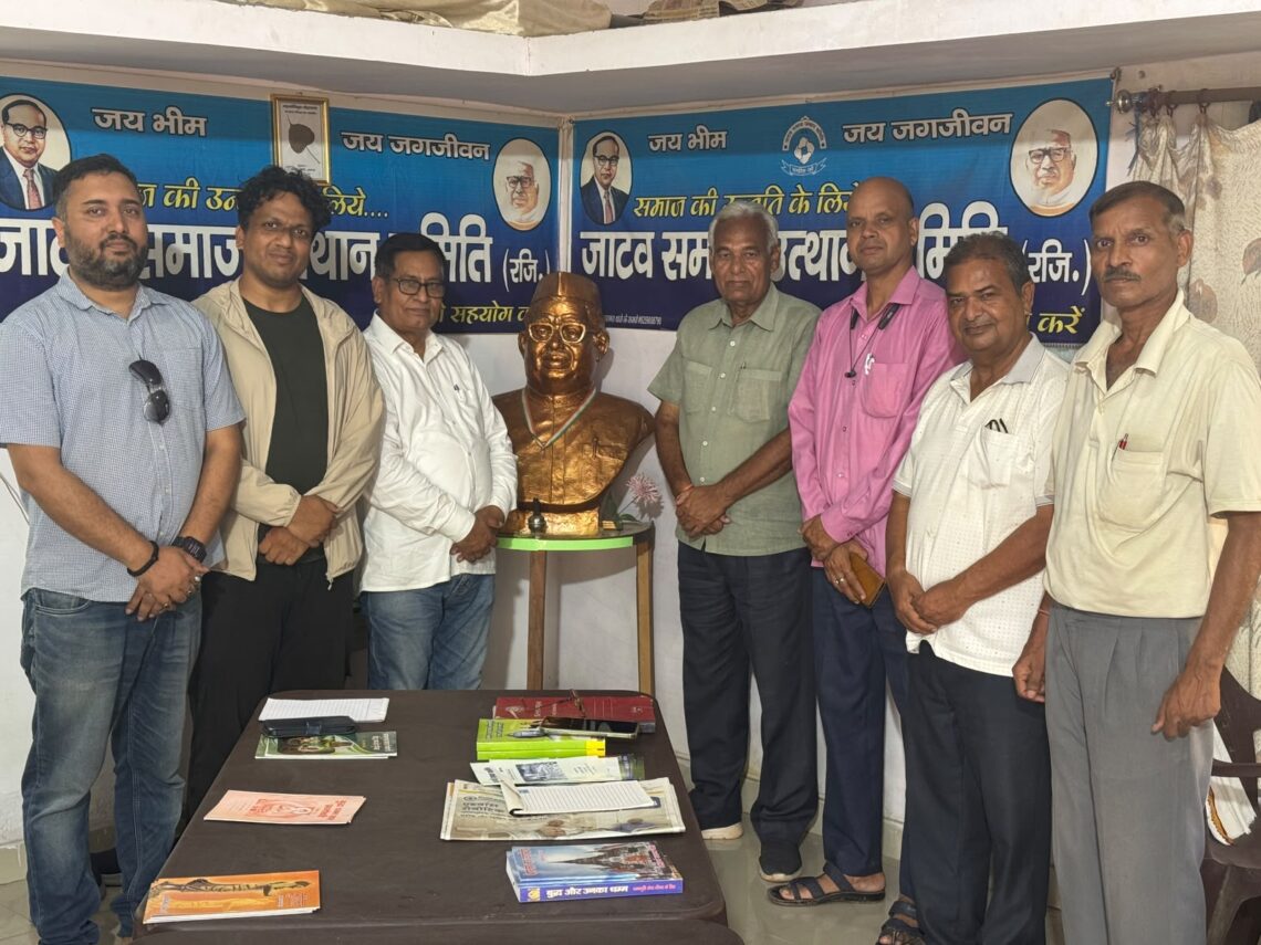 नेकडोर के राष्ट्रीय अध्यक्ष अशोक कुमार भारती ने किया बाबू जगजीवन राम पुस्तकालय का निरीक्षण, सराहा पुस्तक संग्रह