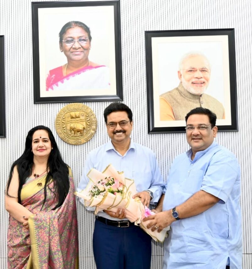 CNMS Hails VC Prof. Yogesh Singh’s Continued Leadership at Delhi University