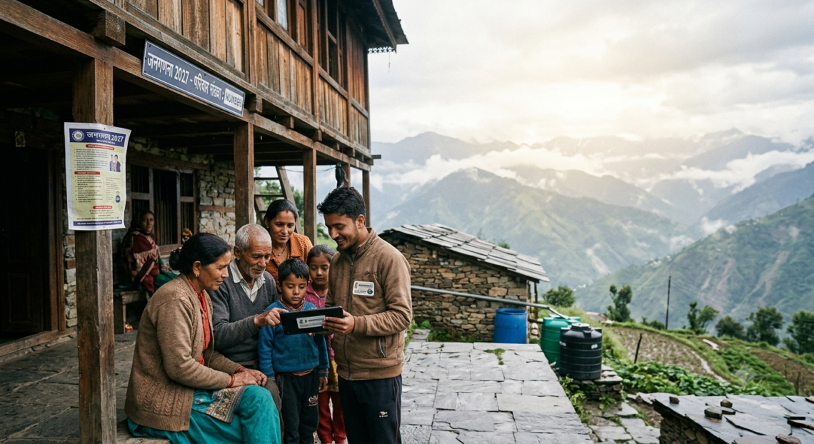 जनगणना 2027: पहाड़ों में मौसम नहीं बनेगा बाधा, 17 अगस्त से घर बैठे गिनती में शामिल होंगे लोग