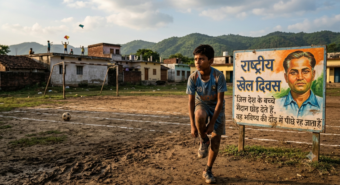राष्ट्रीय खेल दिवस: जिस देश के बच्चे मैदान छोड़ देते हैं, वह भविष्य की दौड़ में पीछे रह जाता है