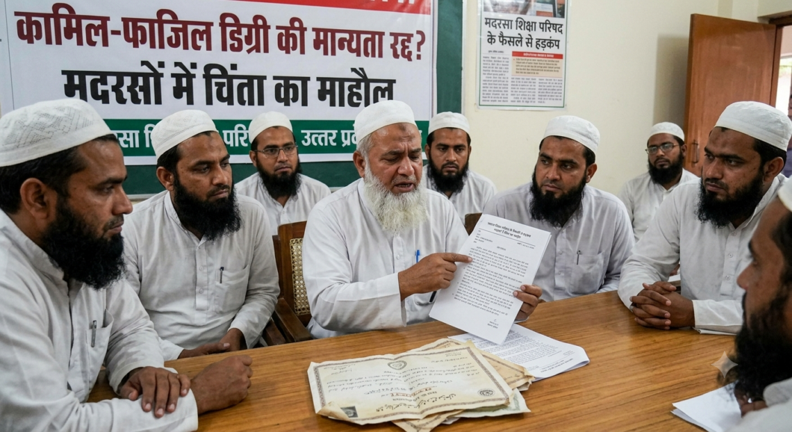 मदरसों में कामिल-फाजिल की डिग्री पर रोक, पहले जारी डिग्रियां भी होंगी रद्द