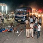 बेतिया में दर्दनाक सड़क हादसा: ऑर्केस्ट्रा देख रहे लोगों को बस ने रौंदा, पांच की मौत