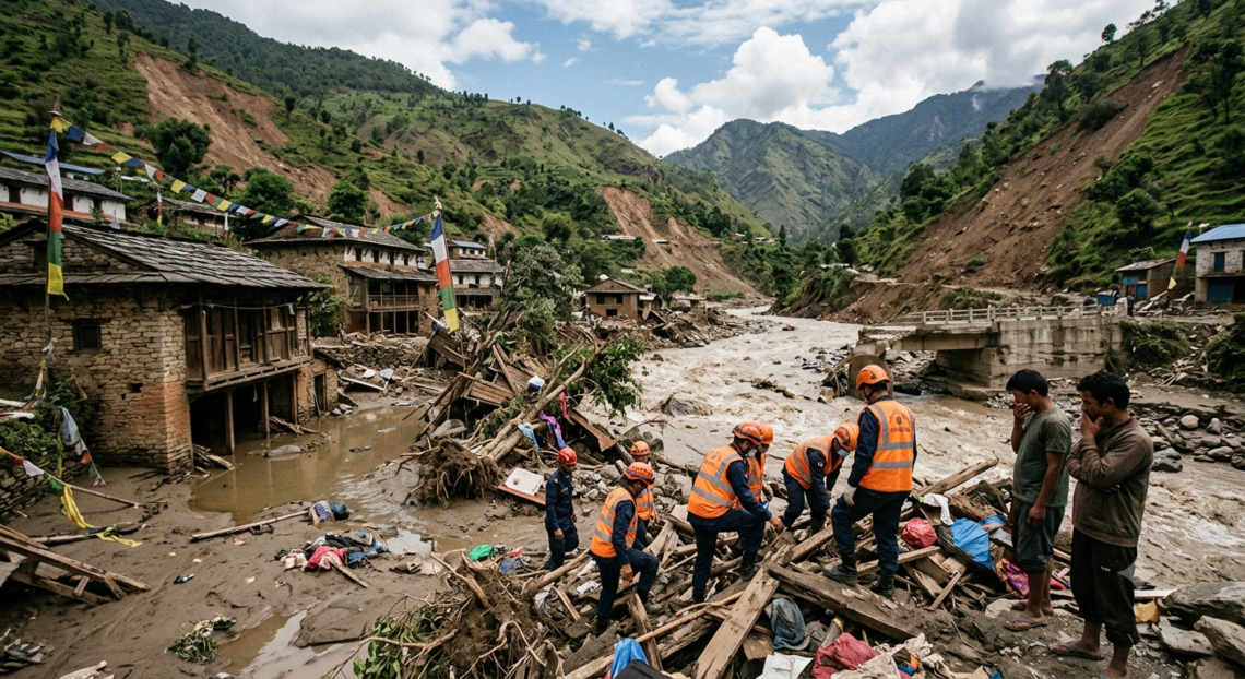 नेपाल में भीषण जलप्रलय: 584 लोगों की मौत, 2,482 लापता; 320 भारतीयों से संपर्क टूटा