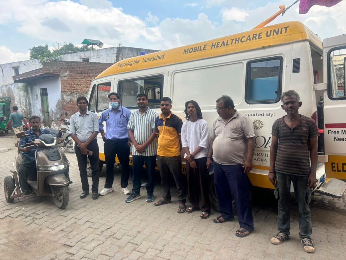 Free Medical Camp Held in Pakki Sarai Slum Area