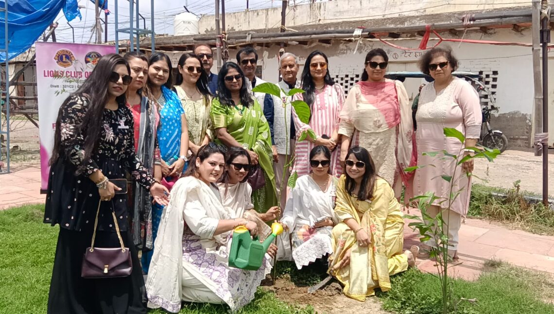 लॉयंस क्लब फ्लेमिंगो ने चलाया पौधारोपण अभियान, 21 फलदार एवं छायादार पौधे लगाए
