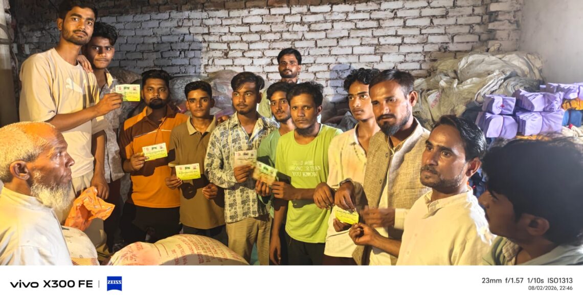 बिल्लोचपुरा में AIMIM का सदस्यता अभियान, नौ लोगों ने थामा पार्टी का दामन