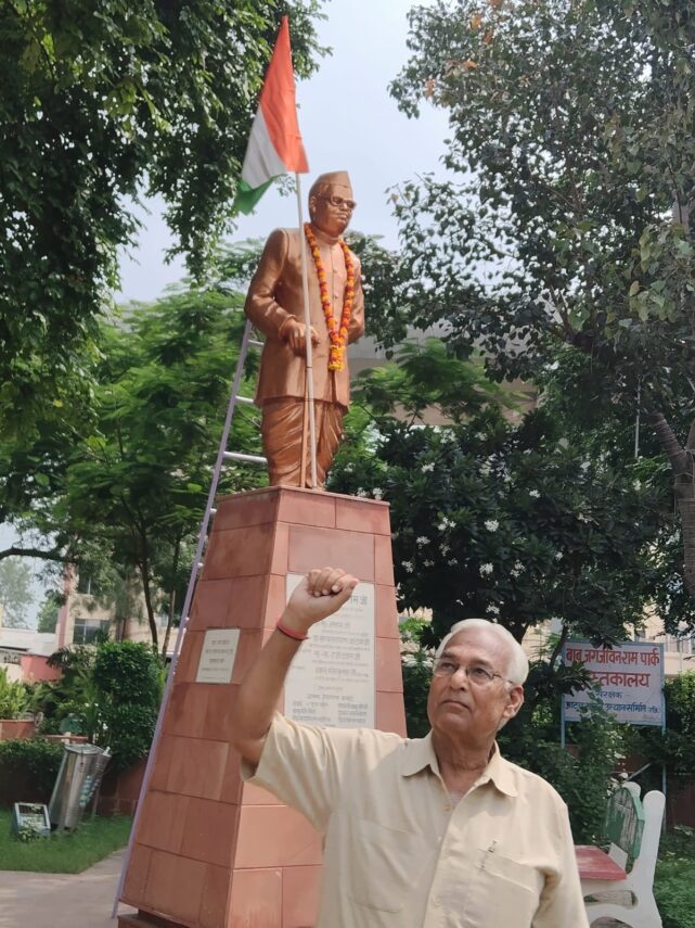 जाटव समाज ने स्वतंत्रता दिवस पर शहीदों को श्रद्धांजलि अर्पित की