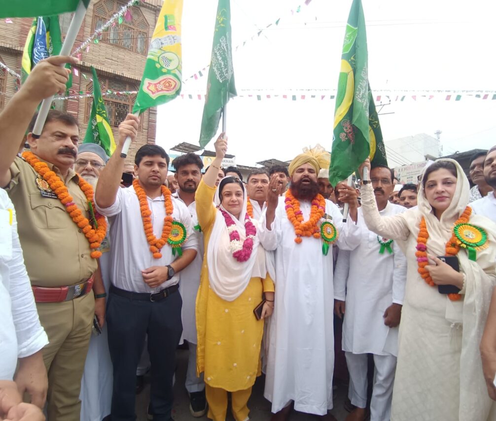 सहावर में ईद मिलादुन्नबी ﷺ का जुलूस शांति और भाईचारे के साथ निकला
