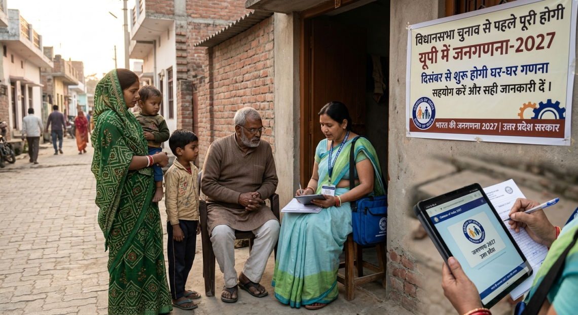 विधानसभा चुनाव से पहले पूरी होगी यूपी में जनगणना-2027, दिसंबर से शुरू होगी घर-घर गणना