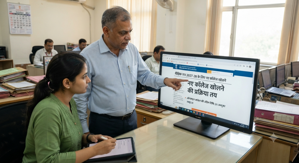 शैक्षिक सत्र 2027-28 के लिए नए कॉलेज खोलने की प्रक्रिया तय, 31 अक्टूबर तक होंगे ऑनलाइन आवेदन