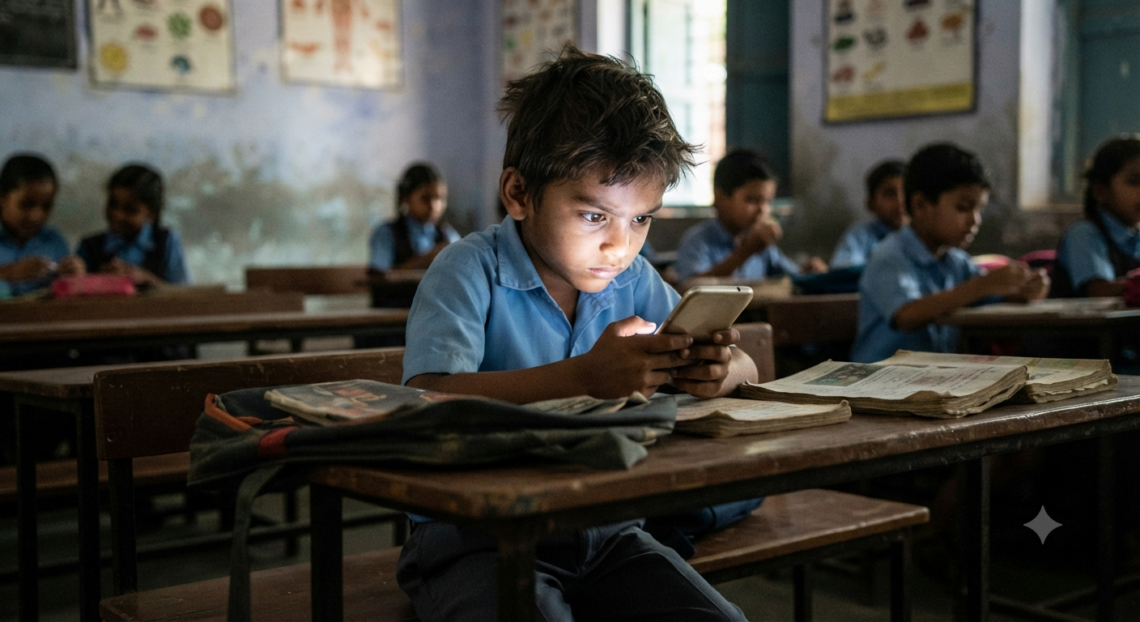 छोटे बच्चों को मोबाइल का आदी बना रहे हैं स्कूल!