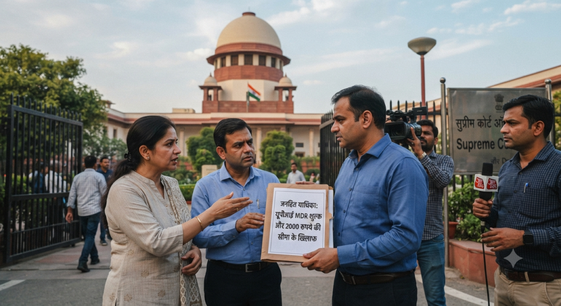 UPI के नए शुल्क के खिलाफ सुप्रीम कोर्ट पहुंची PIL, ₹2,000 की सीमा और MDR व्यवस्था पर उठे सवाल