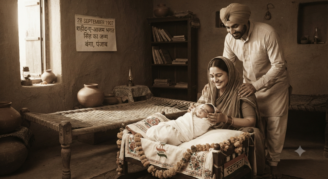 28 सितंबर 1907: जब जन्मे थे शहीद-ए-आज़म भगत सिंह