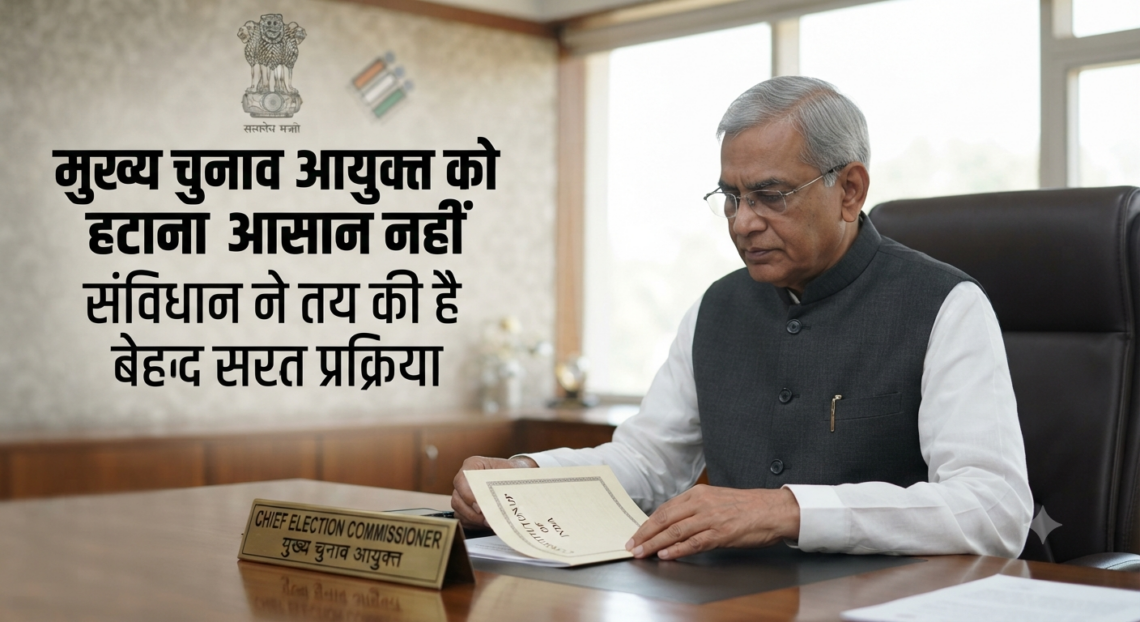मुख्य चुनाव आयुक्त को हटाना आसान नहीं, संविधान ने तय की है बेहद सख्त प्रक्रिया