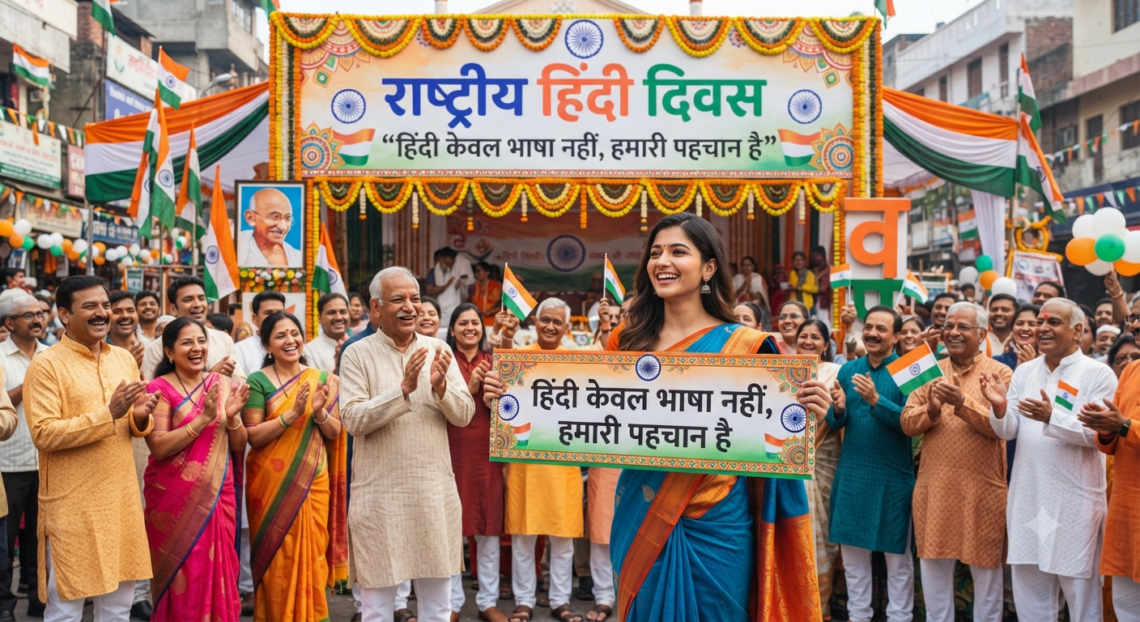राष्ट्रीय हिंदी दिवस: हिंदी केवल भाषा नहीं, हमारी पहचान है