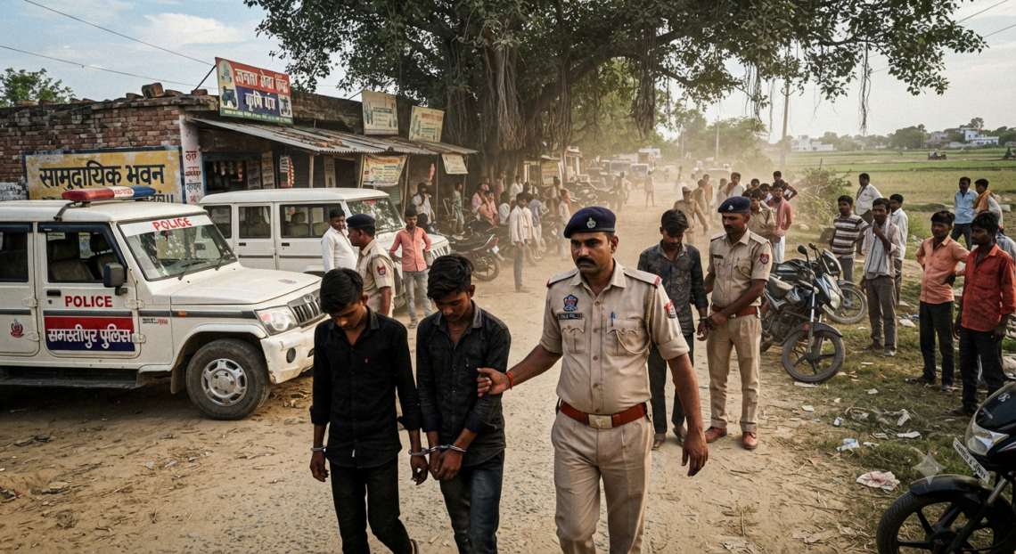 समस्तीपुर में नाबालिग लड़की से सड़क किनारे अभद्रता का आरोप, वायरल वीडियो के बाद चार गिरफ्तार