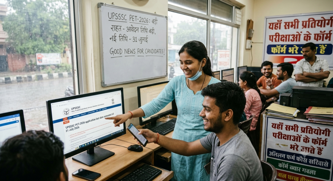 UPSSSC PET-2026: अभ्यर्थियों को बड़ी राहत, आवेदन की अंतिम तिथि बढ़ी