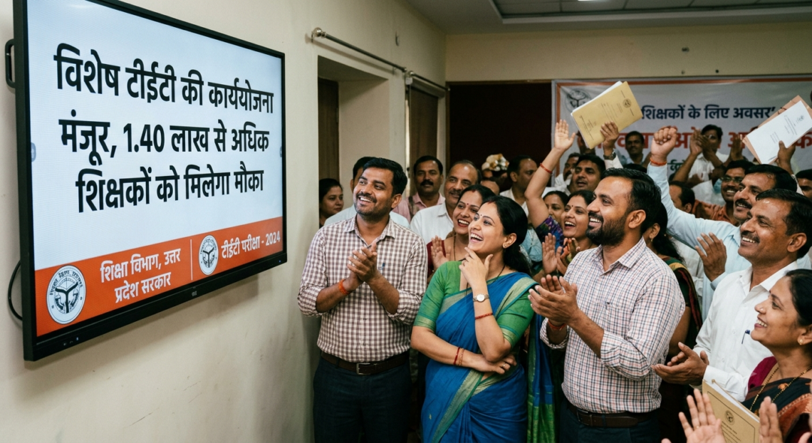 विशेष टीईटी की कार्ययोजना मंज़ूर , 1.40 लाख से अधिक शिक्षकों को मिलेगा मौका