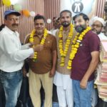 शहीद नगर में एडवोकेट आदिल बेग की जीएसटी संबंधी दुकान का उद्घाटन