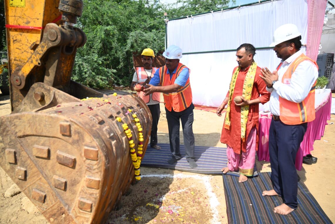 आगरा मेट्रो के दूसरे डिपो का निर्माण कार्य शुरू