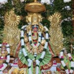 हरित श्रृंगार में सजे महागणपति, हरित वाटिका फूल बंगला बना आकर्षण