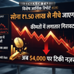 “सोना ₹1.50 लाख से नीचे जाएगा? कीमतों में लगातार गिरावट, अब 4,000 डॉलर पर टिकी नज़र ”