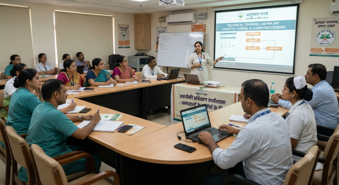 आयुष्मान योजना से जुड़े अस्पतालों के कर्मियों को दिया जाएगा तकनीकी प्रशिक्षण, मरीजों को होगी सुविधा