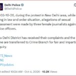 महिला पत्रकारों से कथित बदसलूकी मामले में पुलिस अधिकारियों पर कार्रवाई, क्राइम ब्रांच भेजे गए