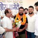 आगरा जेल से रिहाई के बाद शानिल यादव का लखनऊ कांग्रेस मुख्यालय में भव्य स्वागत