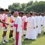 सेंट पीटर्स कॉलेज में 57वें आर्चबिशप डोमिनिक अथाइड मेमोरियल फुटबॉल टूर्नामेंट का शुभारम्भ, उद्घाटन मैच में सेंट पीटर्स कॉलेज की जीत