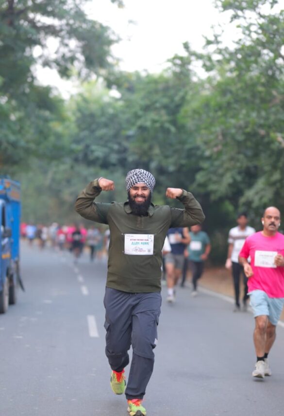 आगरा ताज हाफ मैराथन की पहली प्रोमो रन में उमड़ा उत्साह, 1500 से अधिक धावकों ने लगाई दौड़