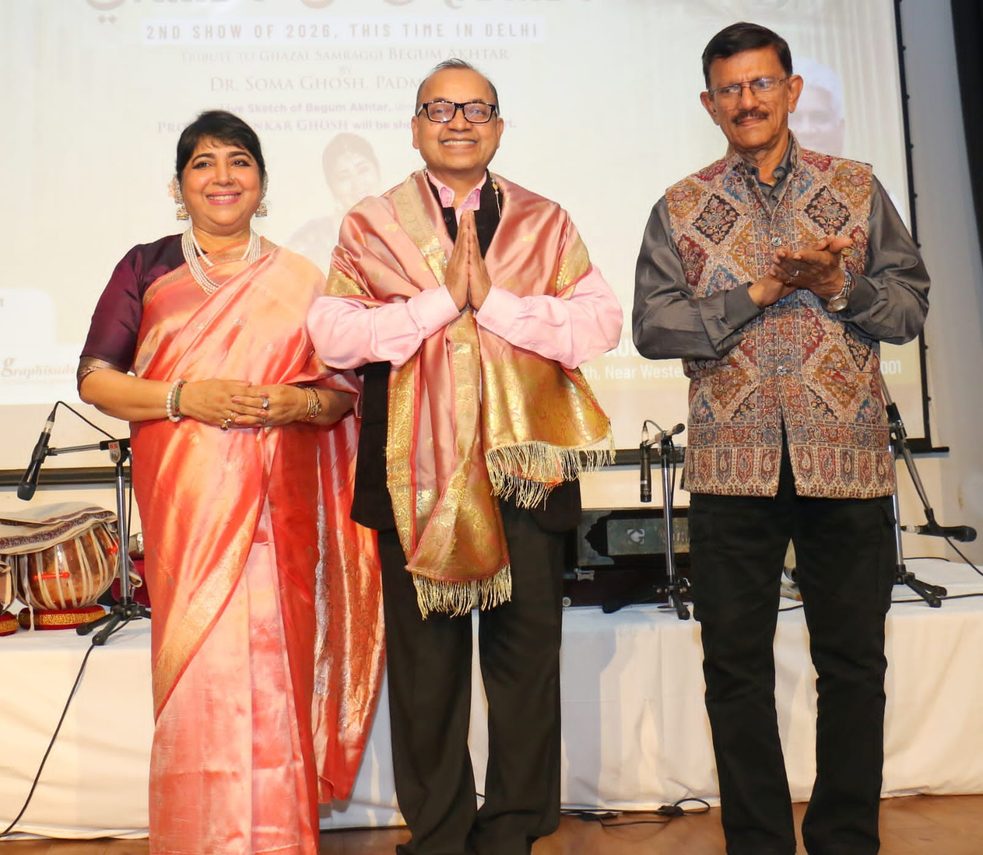 Begum Akhtar’s Soul Comes Alive at ‘Shaam-e-Akhtari’ as Padma Shri Dr. Soma Ghosh Mesmerises Audience with Her Soulful Renditions