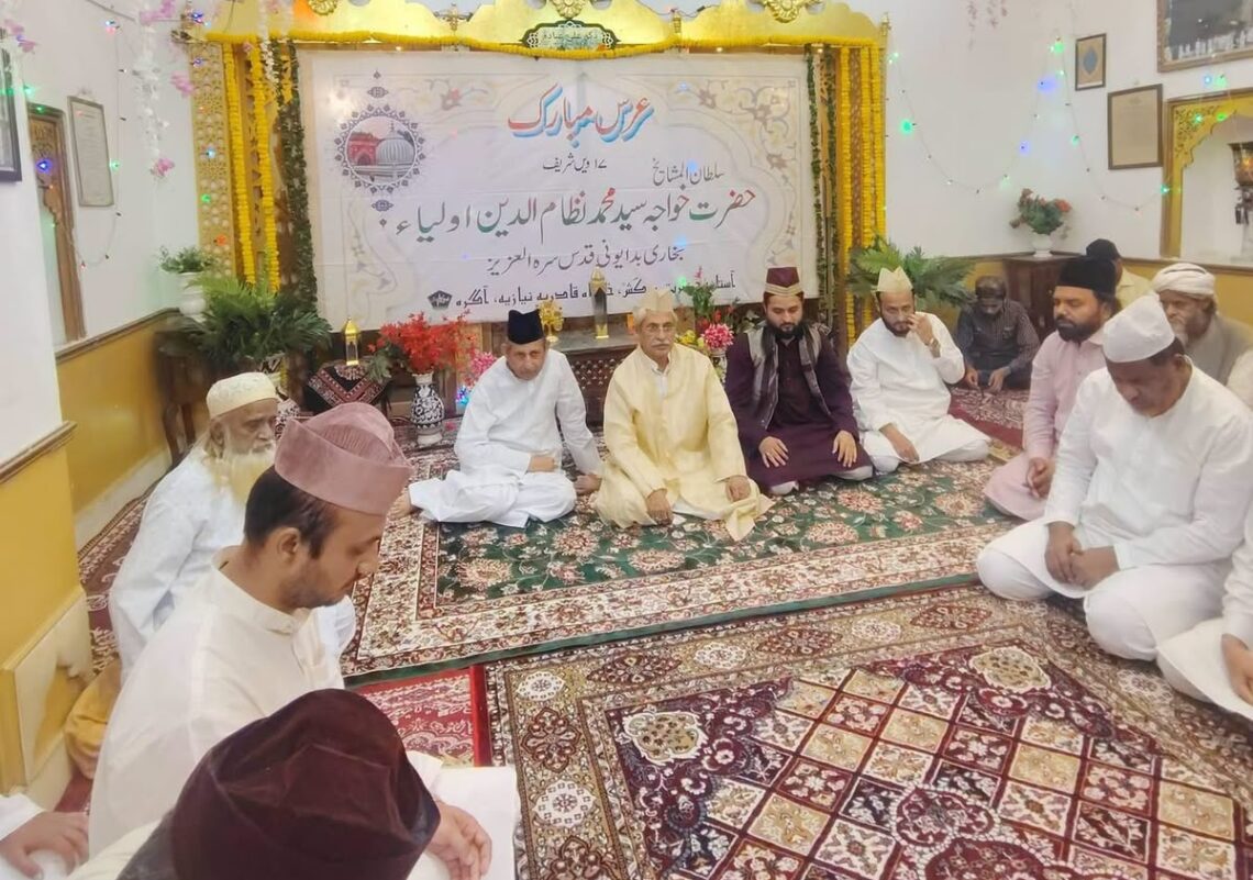 آگرہ میں محبوبِ الٰہی حضرت نظام الدین اولیاءؒ کا 723واں عرس عقیدت و احترام سے منایا گیا