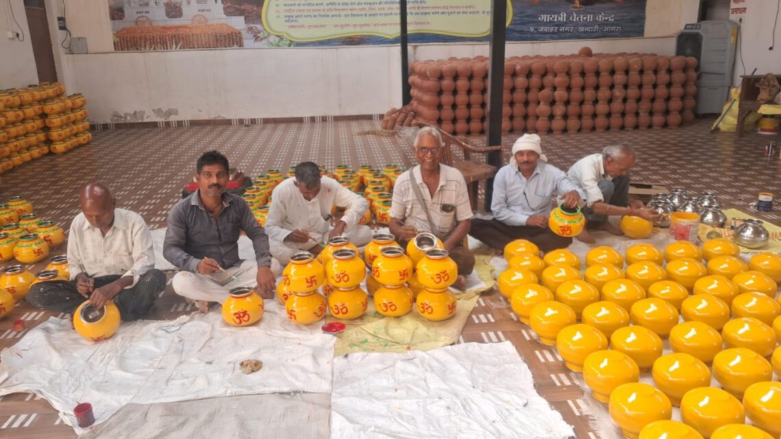राष्ट्र शौर्य समृद्धि गायत्री महायज्ञ: 2551 भव्य कलशों के साथ सजने लगी आस्था की डगर