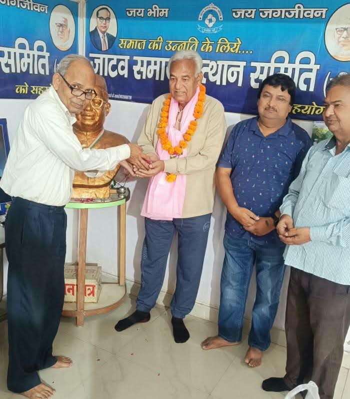 जाटव समाज उत्थान समिति ने देवकीनंदन सोनी को जन्मदिन पर दीं शुभकामनाएं
