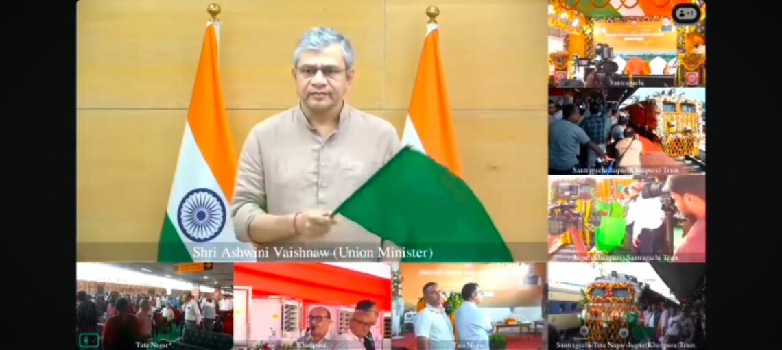जयपुर-टाटानगर-सांतरागाछी एक्सप्रेस शुरू, आगरा-कानपुर-प्रयागराज समेत पांच राज्यों के यात्रियों को मिलेगी सुविधा